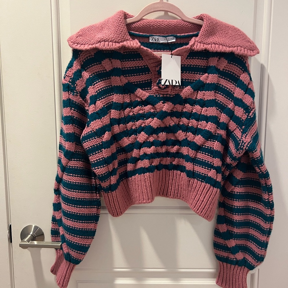 Cropped Zara Sweater NWT